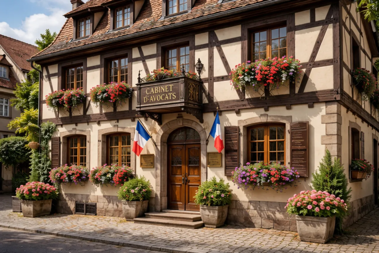 Façade du Cabinet Keller & Associés, rue du Dôme à Strasbourg